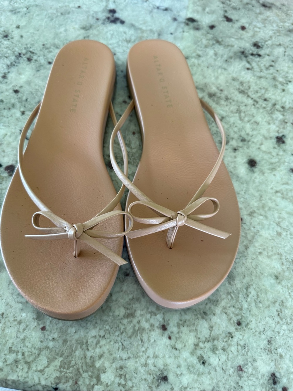 Altar'd State Bow Toe-Post Sandals - Picture 2 of 6